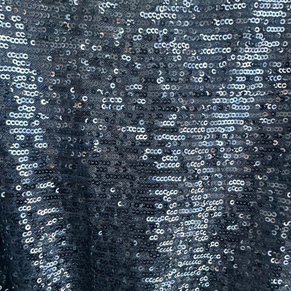 Goddiva Navy Sequin Party Dress - Picture 4 of 5